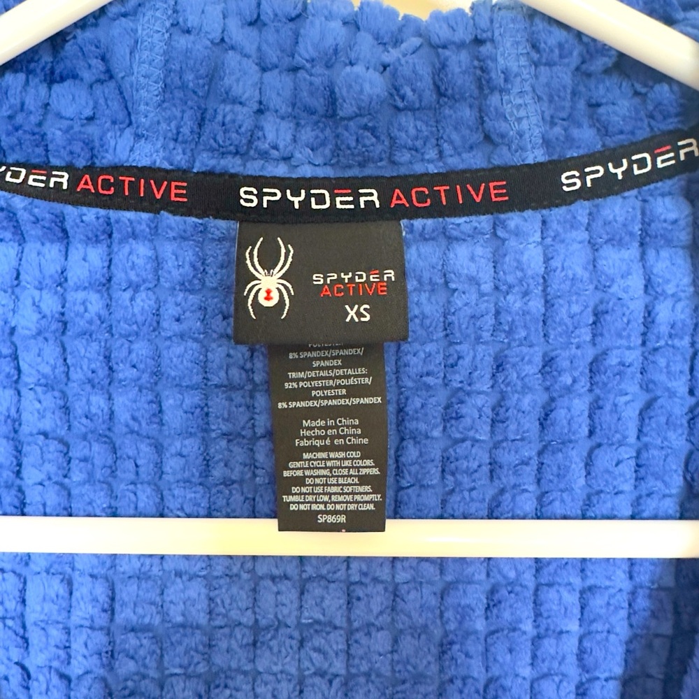 NWOT Spyder Women's Active Sweatshirt - UPF 30+ Fleece Wind-Resistant Hoodie XS - Picture 3 of 6